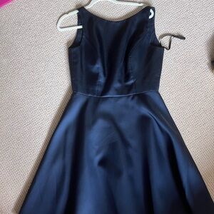 Alfred sung sleeveless midnight blue dress